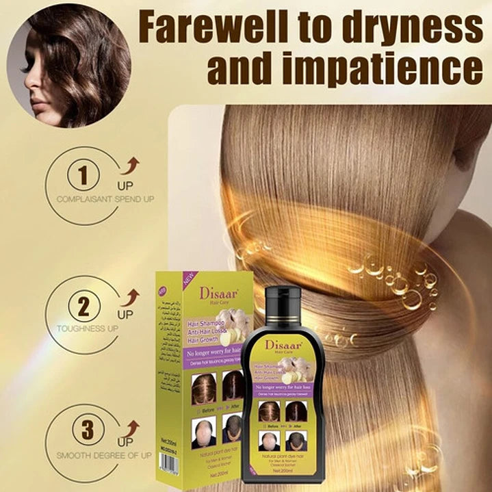 Shampoo Anti-Caída Disaar – Recuperá tu cabello desde la raíz