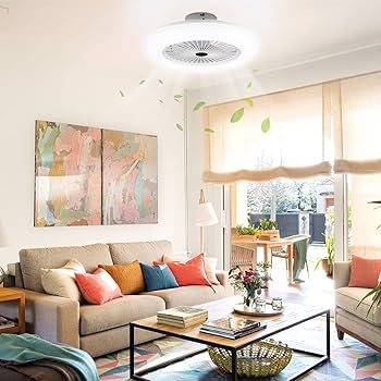 VENTILADOR DE TECHO SILENCIOSO CON LED