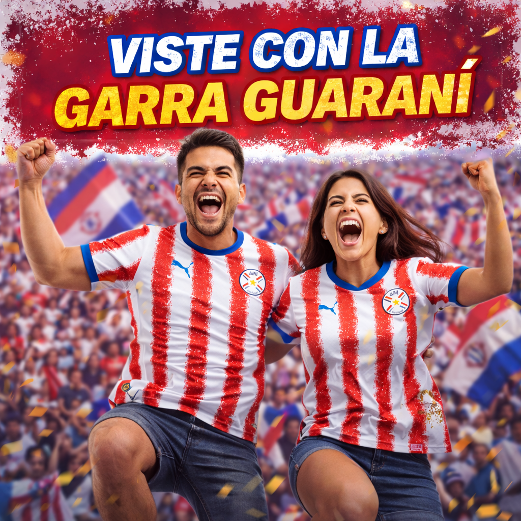 Camiseta de Paraguay nueva versión 2026
