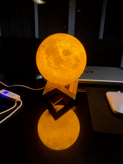 Velador Luna 3D