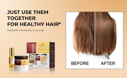 KIT MASCARA Y ACEITE CAPILAR KARSEELL✨💇‍♀️💖