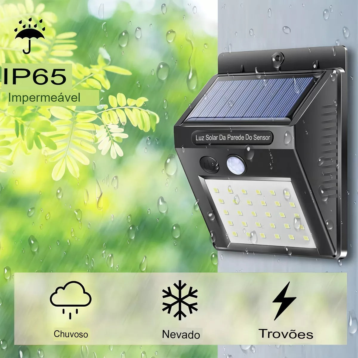 REFLECTOR SOLAR CON SENSOR DE MOVIMIENTO