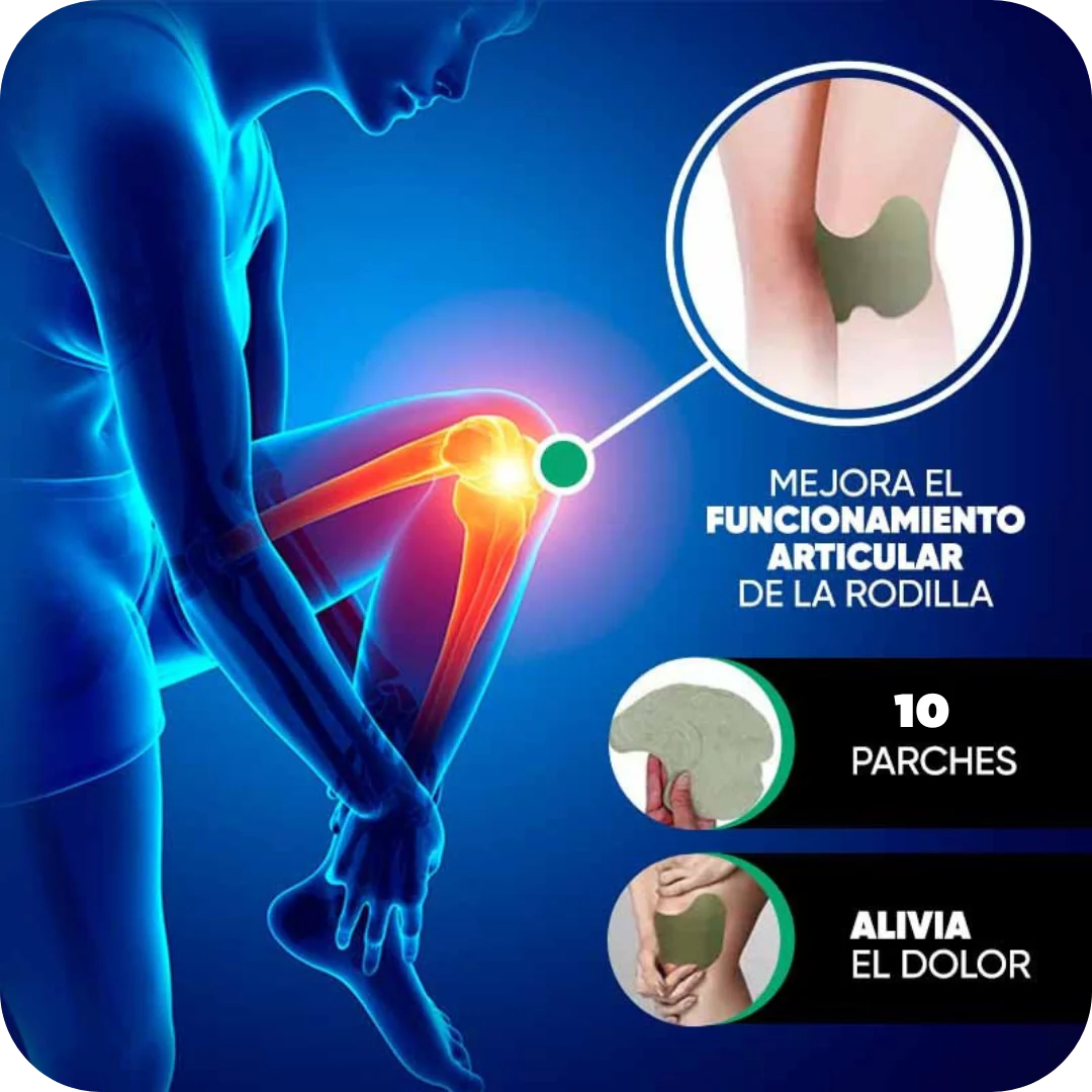 PARCHE PARA EL DOLOR DE RODILLA caja x 10 unidades