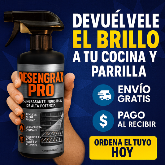 Desengrasante de Cocina DesenGraxPro Spray 500ml - Elimina Grasa Difícil