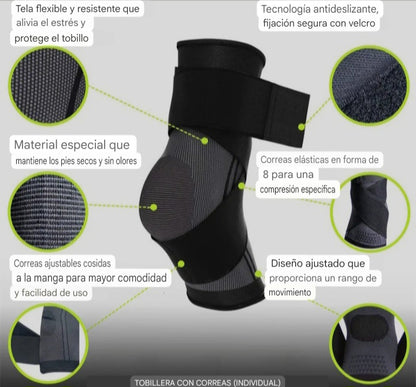 Tobilleras Elásticas de Compresión
