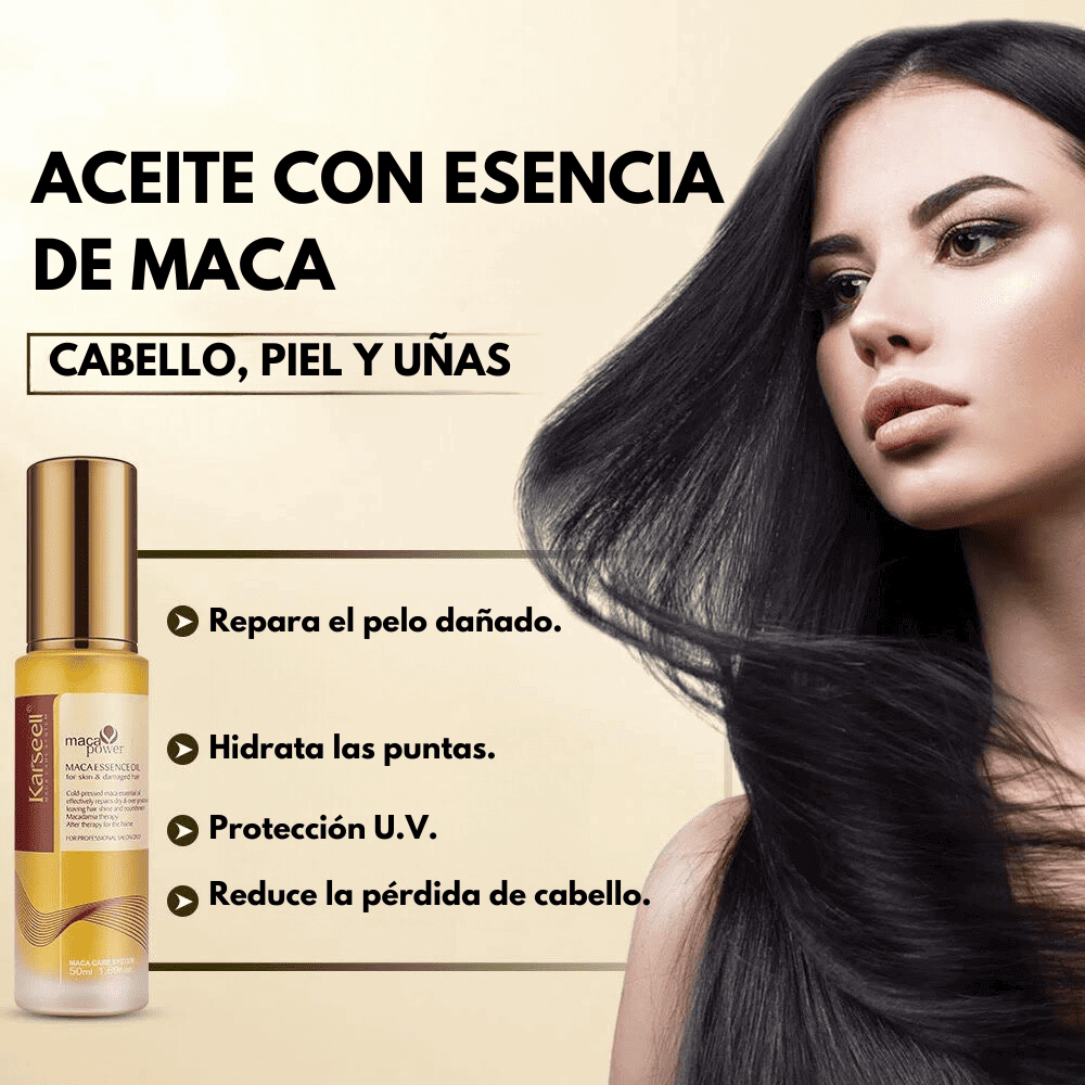 KIT MASCARA Y ACEITE CAPILAR KARSEELL✨💇‍♀️💖