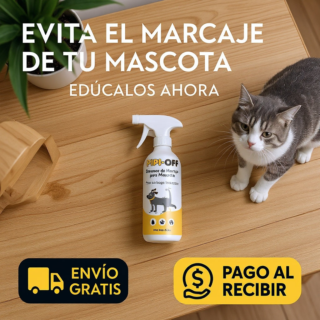 Pipi Off - Educador de Mascotas y Eliminador de Olores