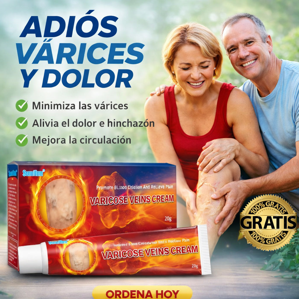 Varicose Veins – Crema de Alivio Profundo y Cuidado Estético