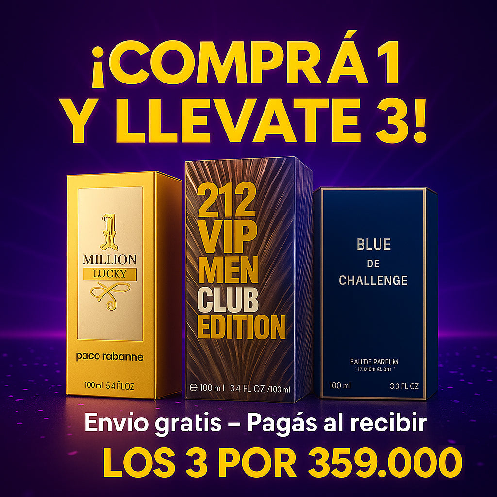 Promo Perfumes de 3 x 1!!💸 Oferta por tiempo limitado