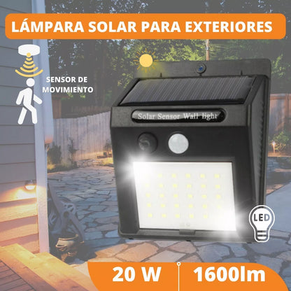 REFLECTOR SOLAR CON SENSOR DE MOVIMIENTO