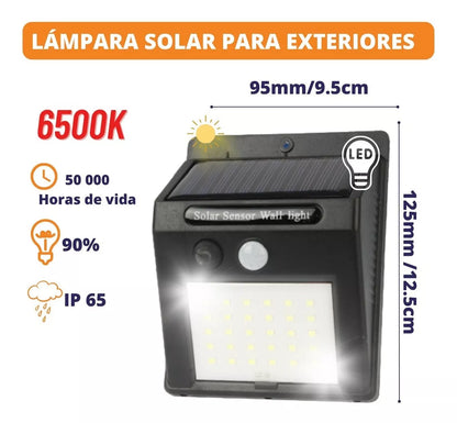 REFLECTOR SOLAR CON SENSOR DE MOVIMIENTO