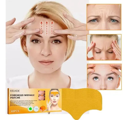 Parches Antiarrugas Para la Línea de la Frente – Pack x10