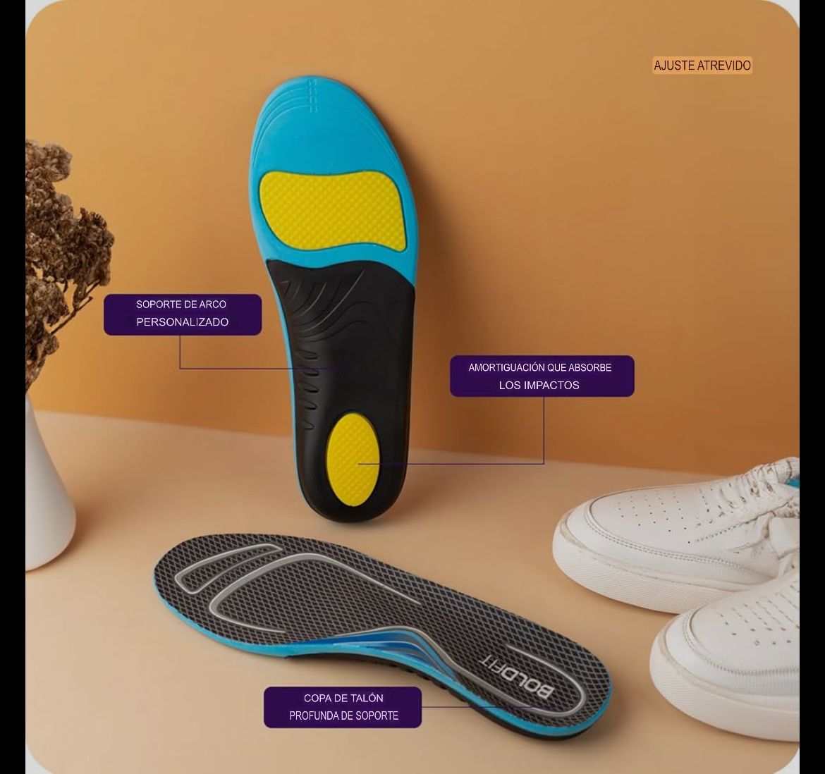 Plantilla ortopedica corrector de pies (el par)