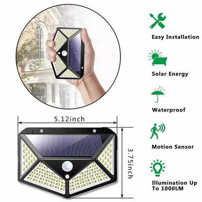 Lampara Led de Pared Solar