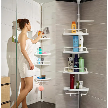 ESTANTE ESQUINERO PARA DUCHA Y BAÑO 🛁✨