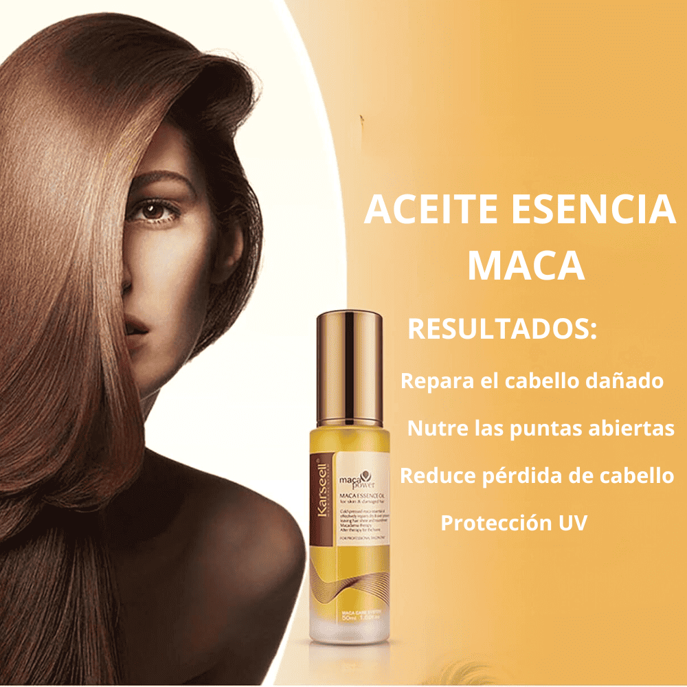 KIT MASCARA Y ACEITE CAPILAR KARSEELL✨💇‍♀️💖