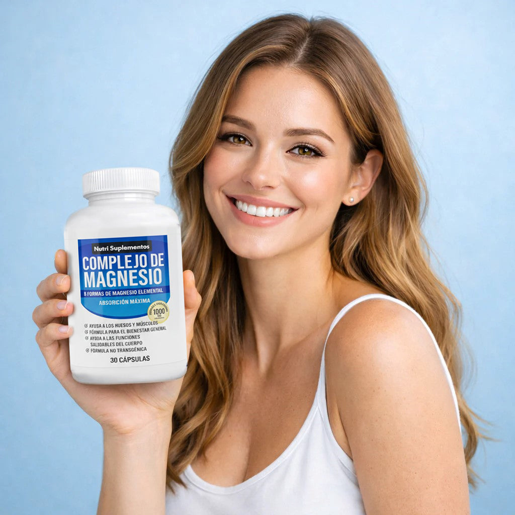 Complejo de Magnesio: Recuperación muscular y descanso profundo en una sola cápsula