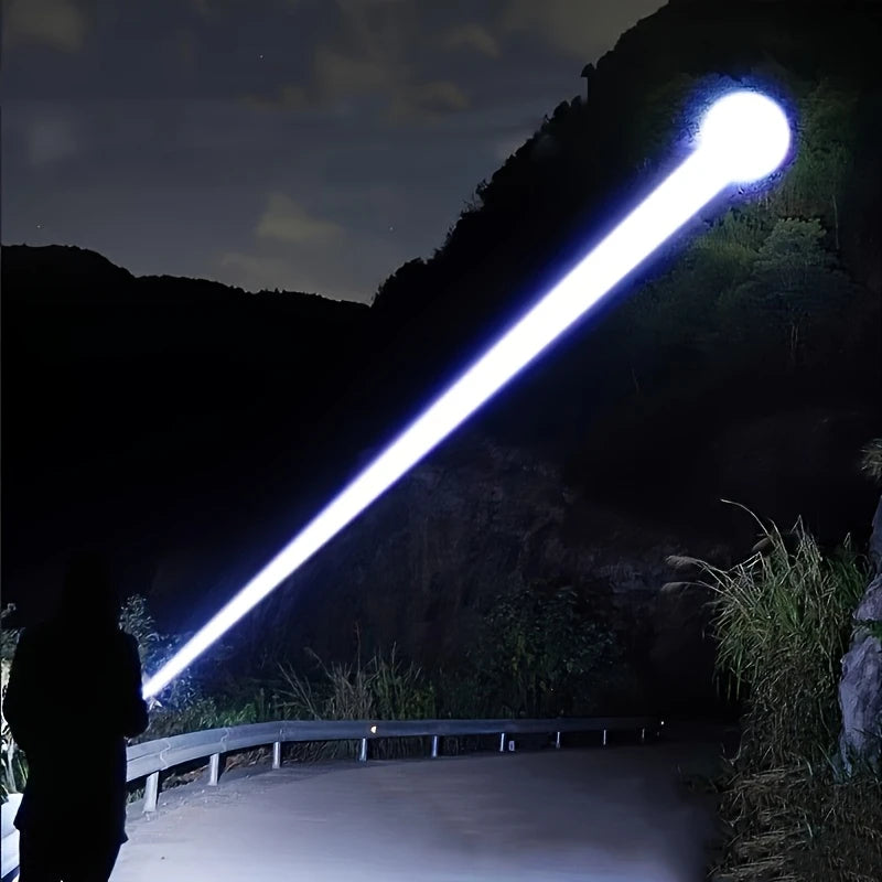 LINTERNA LED  RECARGABLE ZOOM POTENTE