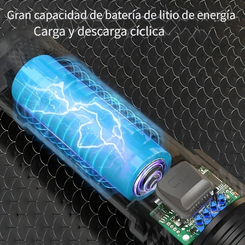 LINTERNA LED  RECARGABLE ZOOM POTENTE