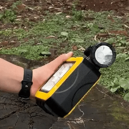 Linterna, Kit de herramientas, Panel Led y cargador