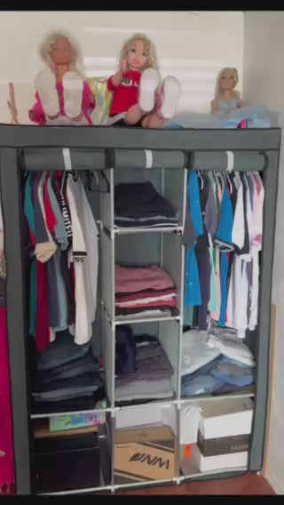 📦 Ropero Armable de Tela - Grande y Versátil 🧥👚