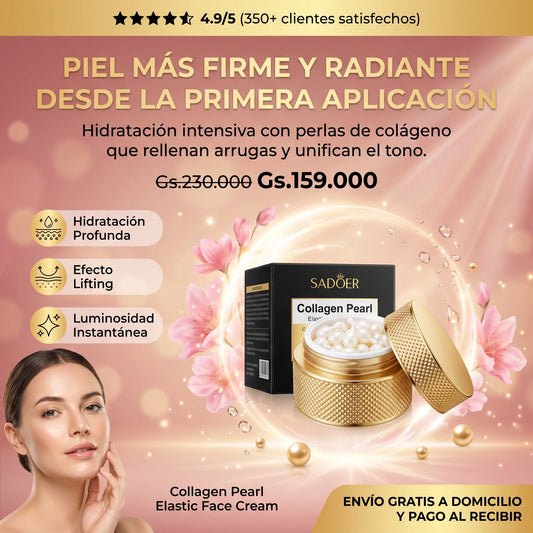 Crema facial colágeno perlas SADOER